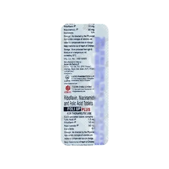 foli up plus tablet 10's